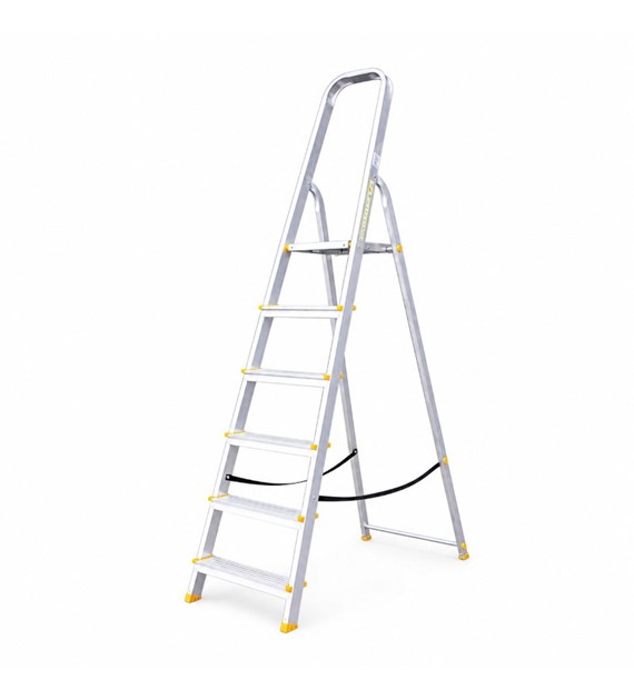 Drabina aluminiowa domowa 6 szczebli 120kg