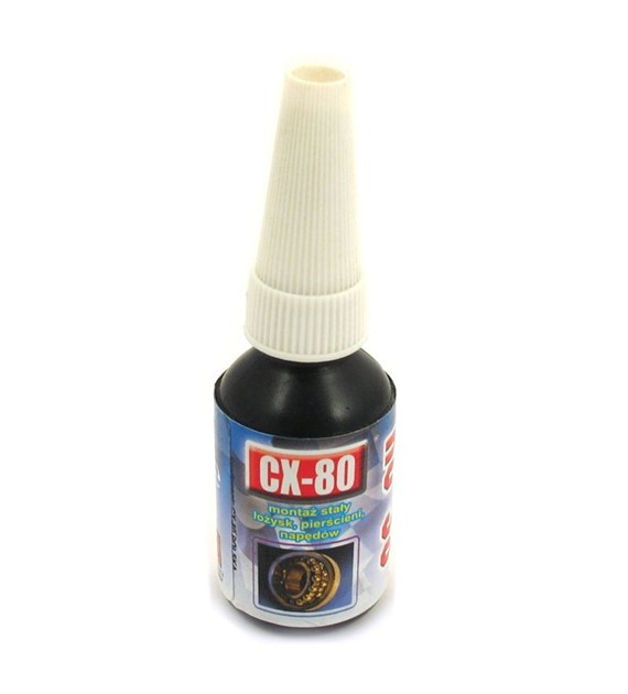 Klej stały do łożysk, piercieni, napędów 10ml CX80