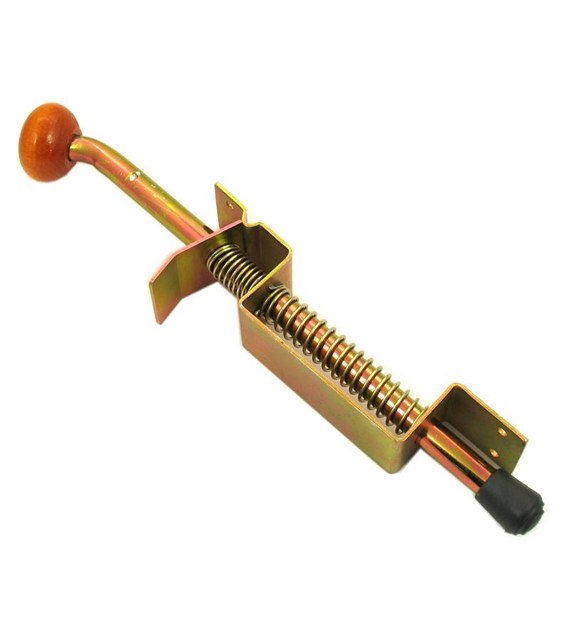 Podpórka drzwiowa ze sprężyną i gałką 30x14mm mała