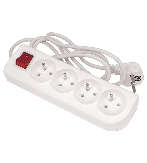 Przedłużacz domowy 5m 3gn. z/u wył.    EPS-305W