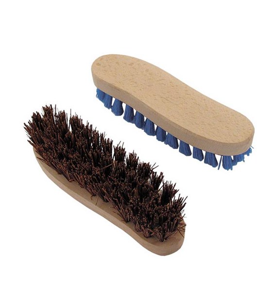 Szczotka  do szorowania 'S' 18cm ryżowa naturalna