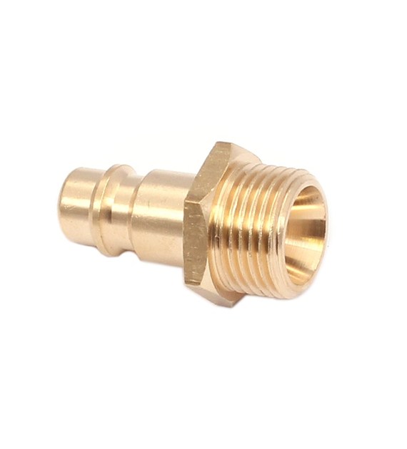 Szybkozłącze pneum. wtyk GZ 3/8'' mosiądz