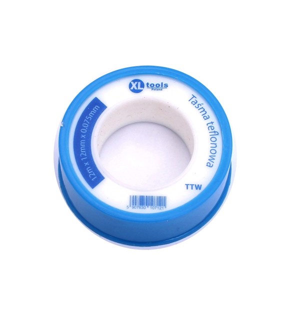 Taśma teflonowa 0.075mm do wody PROFi 12m 12mm