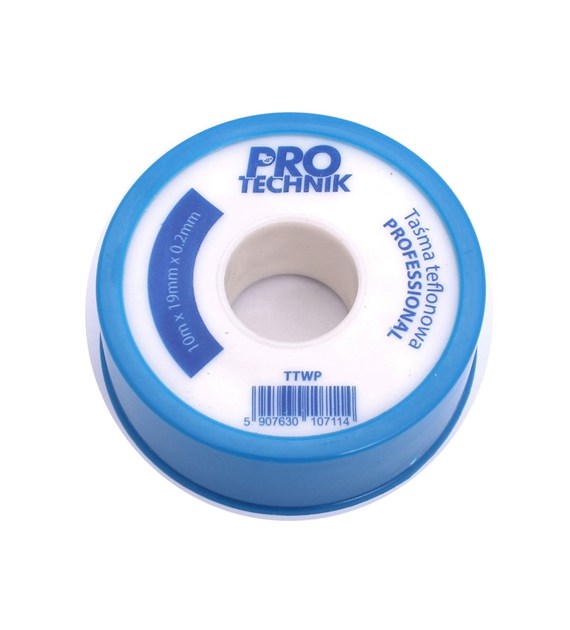 Taśma teflonowa 0.2mm szerok 19mm 10m PRO