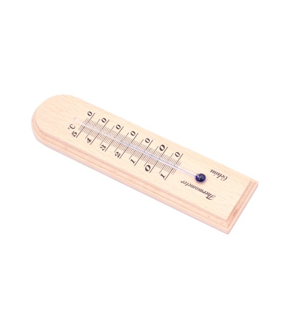Termometr pokojowy drewniany 15cm XLTOOLS