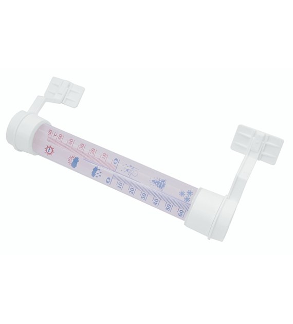 Termometr zaokienny PCV szklany 27cm