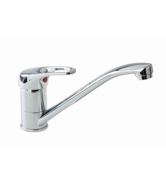 Bateria ATUT zlewozmywak stojąca 1-otw chrom B395