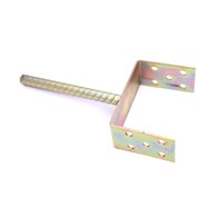 Podstawa słupa Y140mm z prętem ocynk PS140U