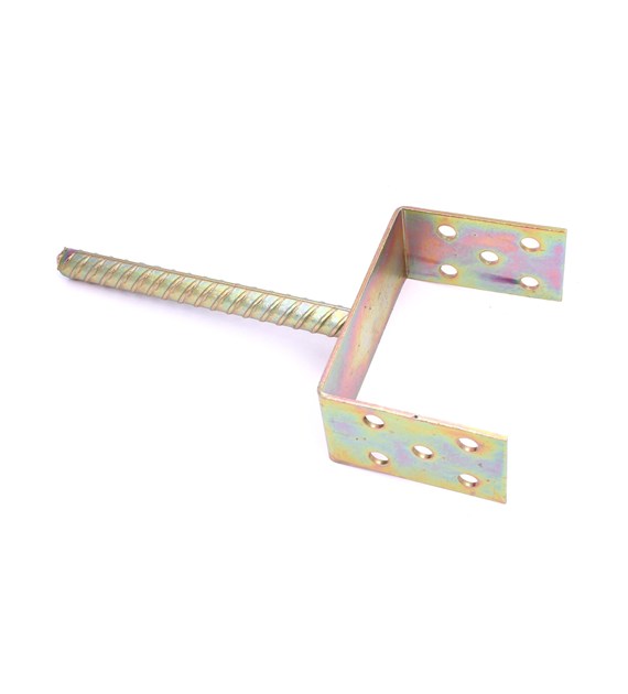 Podstawa słupa Y140mm z prętem ocynk PS140U