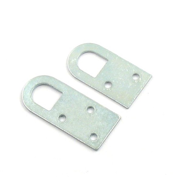 Uszko prostokątne zaokrąglone 18x35mm U35