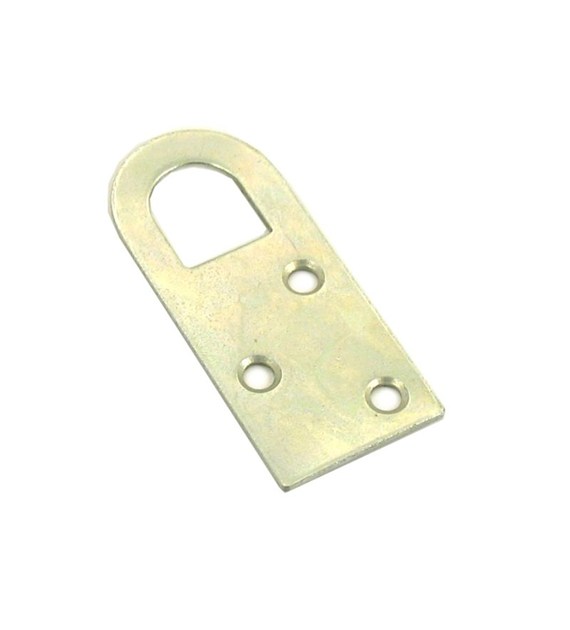 Uszko prostokątne zaokrąglone 18x40mm