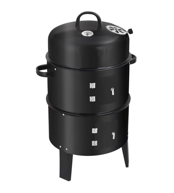 Grill ogrodowy + wędzarka 3w1