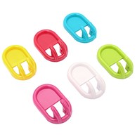 Wieszak plast 2-u hakowy przyklejany - przykręcany