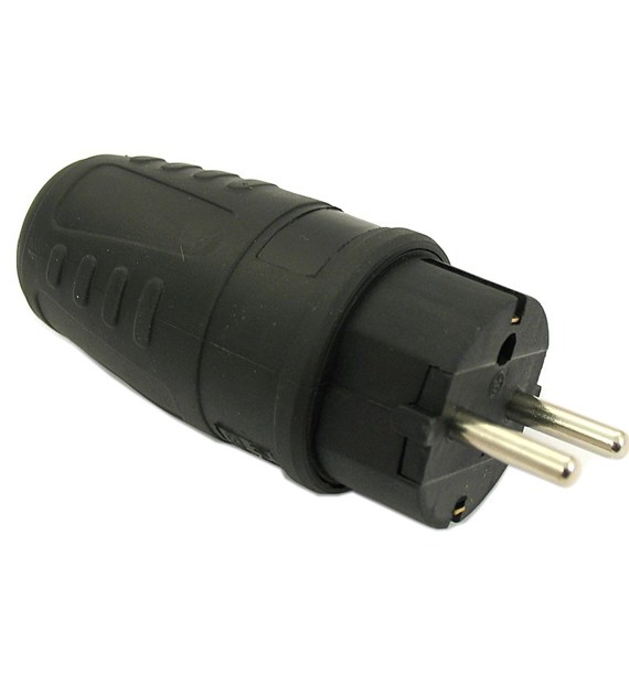 Wtyczka gumowa IP44 z/u16/250