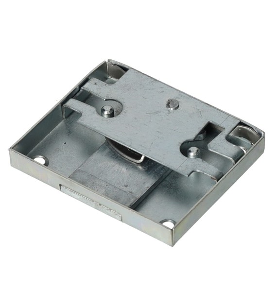 Zamek meblowy nakładany 30mm ocynk bez klucza