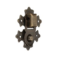 Zatrzask do kaset 2x16x25x0,6mm stary mosiądz