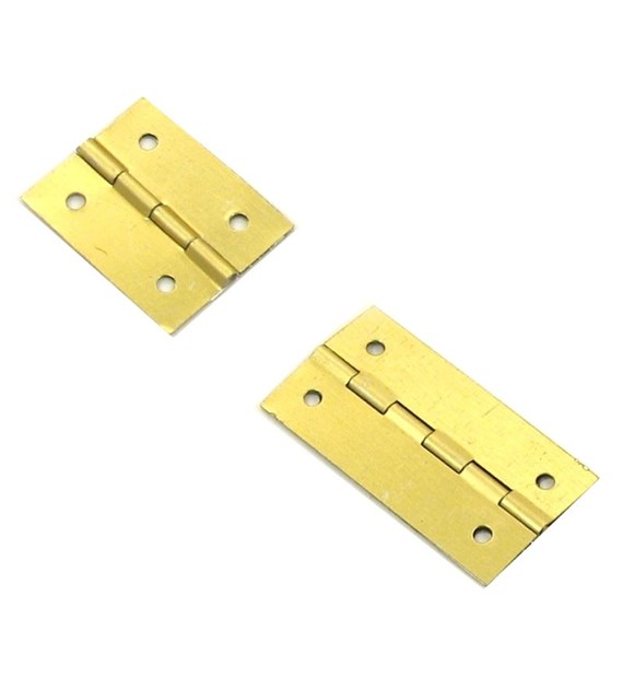 Zawias do kaset 25x20x0.2mm mosiądzowany