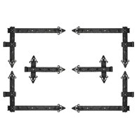 Zawias kątowy kuty NKK 100cm kpl (kpl 6szt) 18.6kg