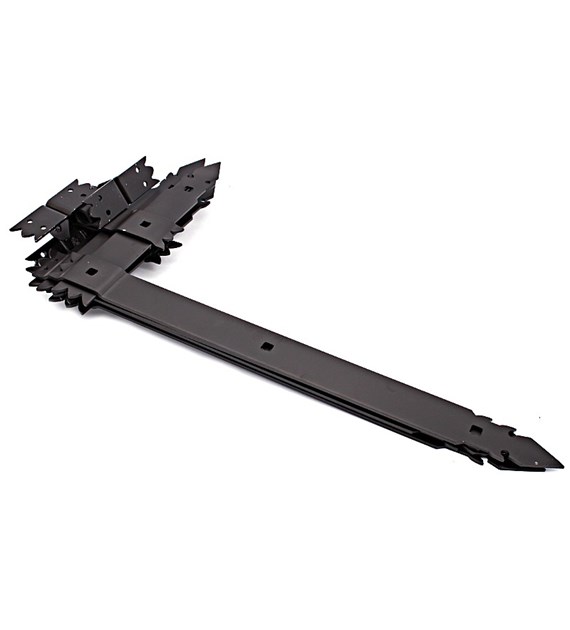 Zawias HRM czarny kątowy 30x60cm (kpl 4szt)