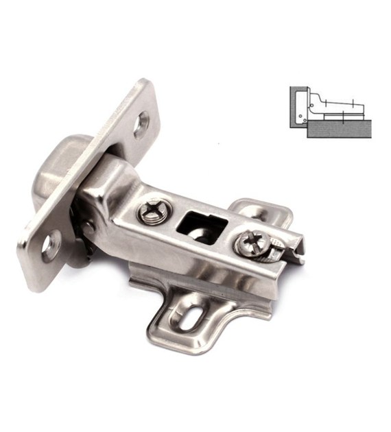 Zawias puszkowy  90°(0-110) 35mm pół kanta