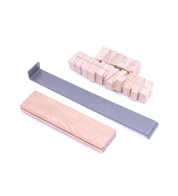 Zestaw montaż do paneli mały-kliny drewniane