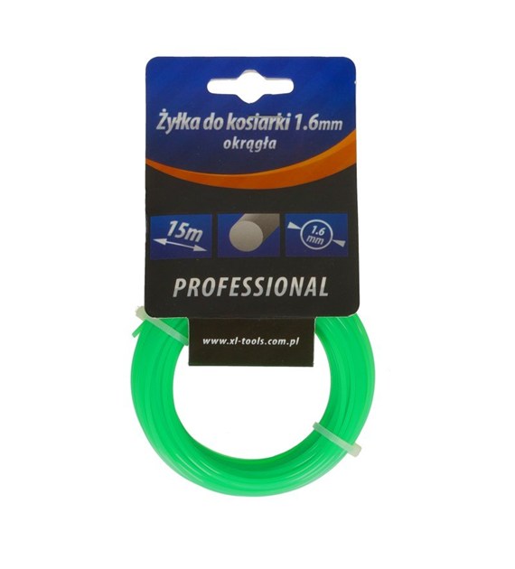Żyłka do kos spalinowych okrągła 1.6mm/15m