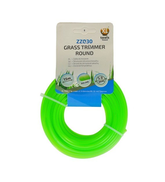Żyłka do kos spalinowych okrągła 3.0mm/15m