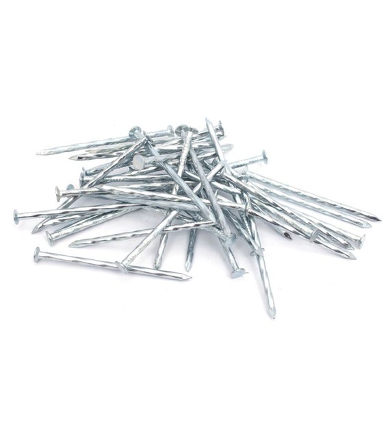Gwoździe budowlane 125x4.5mm ocynk skręcane /5kg