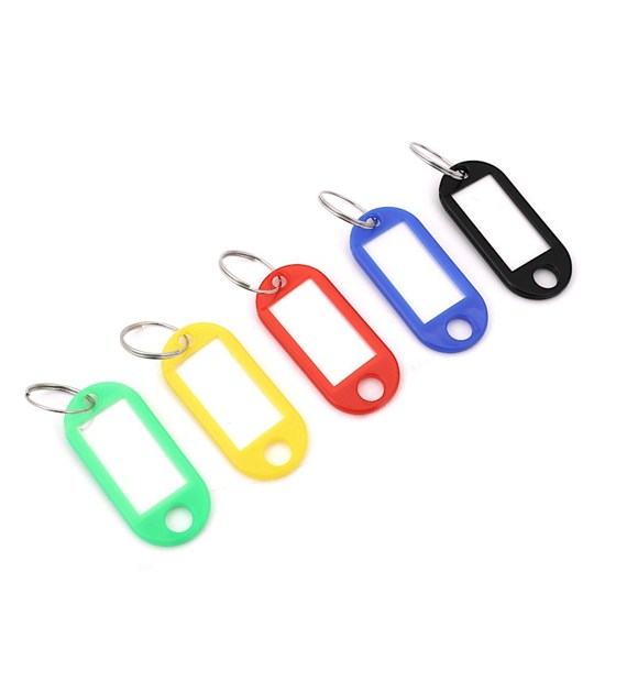 Breloczek do kluczy plastik identyfikator