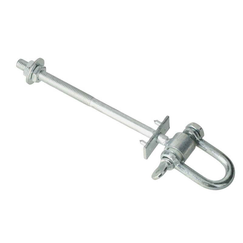 Hak do huśtawki M12x195 z szeklą+łożysko teflonowe