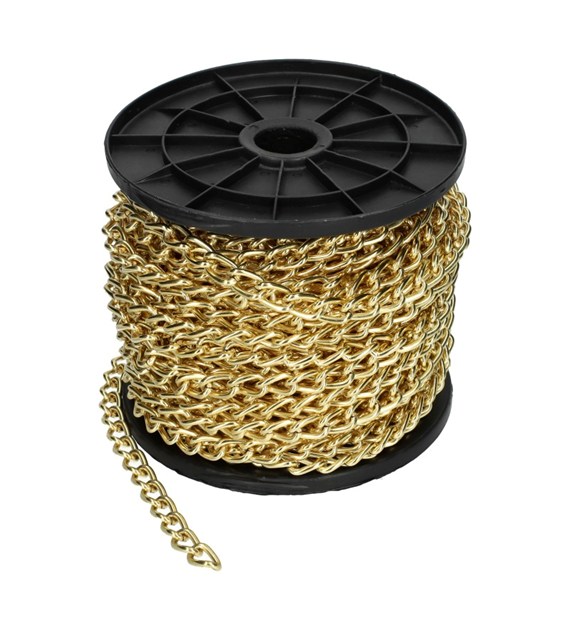 Łańcuch pancerny 3.0mm XL mosiądzowany (rol 30m)