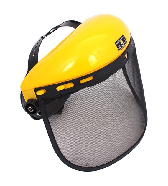 Maska ochronna osłona do koszenia z siatką