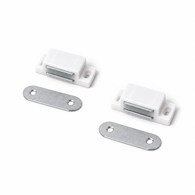 Zamek meblowy magnetyczny 18x29mm biały ZAMA101
