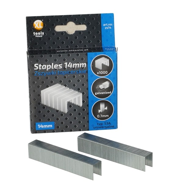Zszywki  A 14mm - 1000szt XL-TOOLS