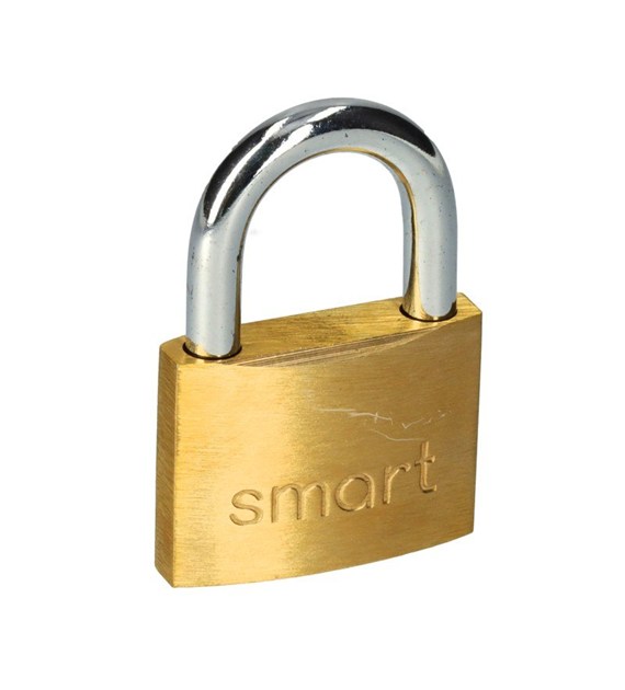 Kłódka mosiężna SMART 30mm