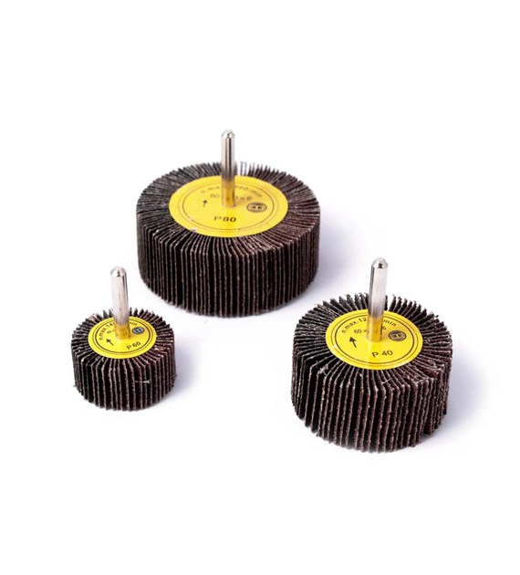Ściernica listkowa na trzpieniu 80x30mm gr 60