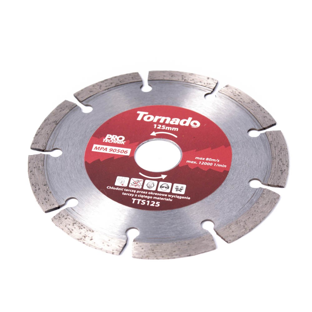 Tarcza diam TORNADO segm 115mm/profesjonal