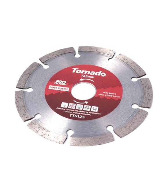 Tarcza diam TORNADO segm 180mm/profesjonal