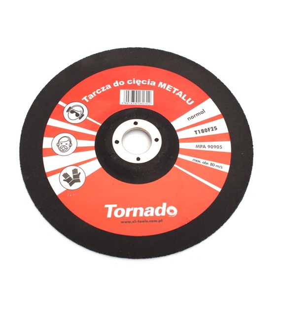 Tarcza metal wypukła  TORNADO 180x2.0mm