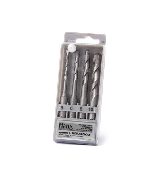 Wiertła do betonu 4cz SDS+  5,6,8,10mm