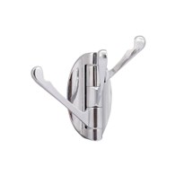 Wieszak potrójny składany chromowany