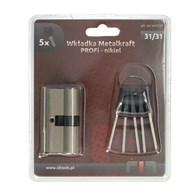Wkładka A2 nawiercana satyna 31/31 5kluczy blister