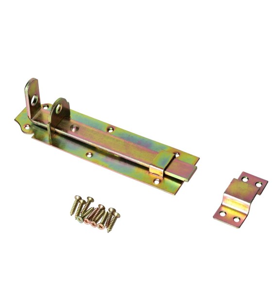 Zasuwa drzwiowa EURO 170mm 1.5mm blister+wkręty