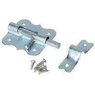 Zasuwka uniwersalna  40mm oc srerbr blister+wkręty