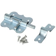 Zasuwka uniwersalna  50mm oc srerbr blister+wkręty