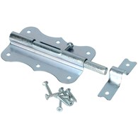 Zasuwka uniwersalna  70mm oc srerbr blister+wkręty