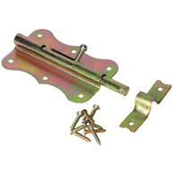 Zasuwka uniwersalna 100mm oc złoty blister+wkręty